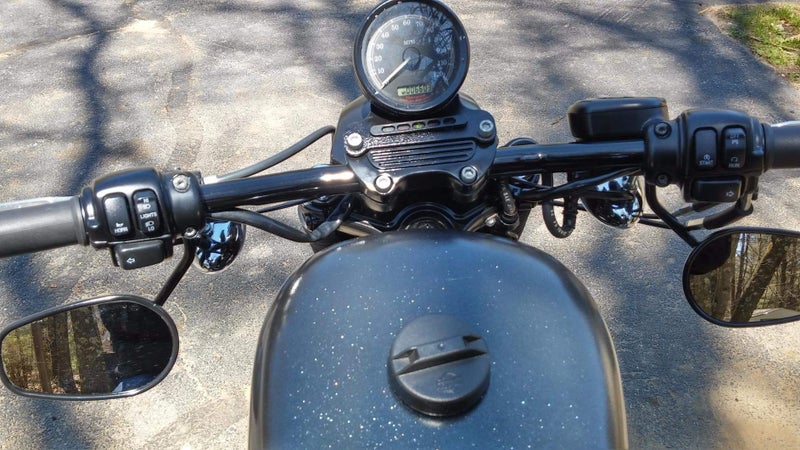 AQIMY 1" Motorcycle Handlebar 25mm Black Drag Straight Bar Cafe Racer for Honda Kawasaki Yamaha Suzuki Harley Chopper Bobber - Image 4